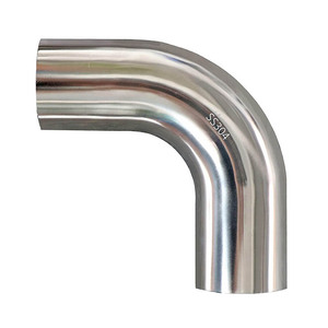 1.88 "<span class=keywords><strong>coude</strong></span> de tuyau d'échappement en acier inoxydable à 90 degrés pour <span class=keywords><strong>tube</strong></span> d'échappement de voiture modifié - Product Image 4