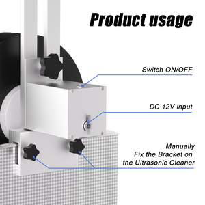 Nettoyeur à ultrasons pour disques vinyles, <span class=keywords><strong>machine</strong></span> de nettoyage pour 8 disques de 7 à 12 pouces, 220 V, 6 L, nettoyeur à ultrasons pour disques vinyles, laveur à ultrasons - Product Image 6