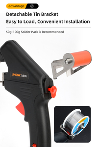 Pistola <span class=keywords><strong>de</strong></span> <span class=keywords><strong>Soldar</strong></span> LK380 <span class=keywords><strong>de</strong></span> 80W con Alimentador Automático <span class=keywords><strong>de</strong></span> Estaño, Operación con una Sola <span class=keywords><strong>Mano</strong></span>, Máquina <span class=keywords><strong>de</strong></span> Soldadura para Reparaciones - Product Image 4