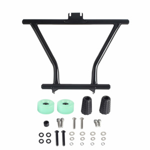 Protection de moteur de moto pour <span class=keywords><strong>HARLEY</strong></span> Softail Low Rider ST 117 FXLRST 2022-2023, kit de barre anti-chute avec repose-pieds de route soudés TIG, fixation par boulons - Product Image 1
