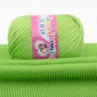 Fil à crocheter 5 plis en coton laitier 100% acrylique pour tricot de bébé, fourni directement par l'usine
