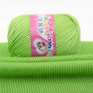 Fabrieksdirect levering 5-laags haakgaren melk katoen 100% acryl garen voor baby breiwerk trui garen - Product Image 2