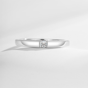 Anelli da Uomo in Argento Sterling 925 Placcato Rodio con Moissanite, Gioielli Personalizzati OEM all'Ingrosso per Fabbriche di Gioielleria - Product Image 6