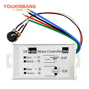 Dc điều khiển tốc độ động cơ 9-60V về phía trước/đảo ngược công suất cao PWM kiểm soát chuyển đổi tốc độ động cơ điều chỉnh DC <span class=keywords><strong>12V</strong></span> 24V 36V 48V 60V 20A - Product Image 6