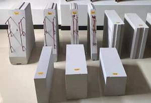 Cetakan beton plastik blok gipsum cetakan bata semen silikon pembuat panel pelapis luar ruangan semen serat - Product Image 5