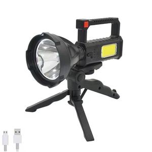 New Strong Light Portable Lamp Long-range <strong>with</strong> <strong>Bracket</strong> USB Rechargeable Diving <strong>Flashlight</strong> Outdoor Cob Camping Lights - Product Image 1
