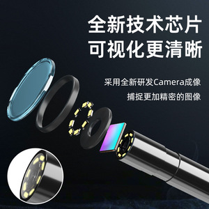 Industrial Endoscope 100cm 1920x1440p 5X Zoom Waterproof For Car Repair And Engine Inspection - Product Image 4