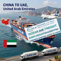 Agent d'expédition maritime et aérien express de la Chine vers les Émirats arabes unis, Moyen-Orient, fret porte à porte, EXW, FOB, DDP, DAP, machinerie