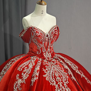 Jancember 6755 Vestidos de noche con patrón de encaje rojo tradicional Vestidos De Noite De Luxo - Product Image 5