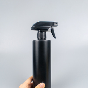 500ml 1000ml kích hoạt Phun vòi phun đầu Matte đen chai nhựa Vòng HDPE rượu sương phun súng chai nước hoa - Product Image 5