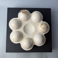 Boîte à pilules moderne en marbre pour villa, étanche, finition antique, taille personnalisée, conteneur de rangement en pierre naturelle, décoration intérieure