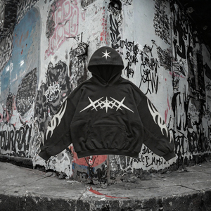 Wholesale Custom Unisex Loose Oversized Acid Washed Patch Applique Embroidered Printed <b>Hoodie</b> Faded Sun Design Puffer Fleece 3D - Product Image 2