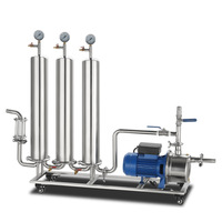 Boîtiers de filtre en acier inoxydable 316 de qualité sanitaire, réservoir sous pression, moteur PLC pour cheminée d'usine, garantie 1 an, vente chaude