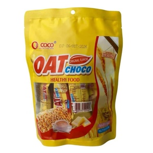 CoCo Halal chứng nhận yến mạch Choco thanh 180g hương vị ban đầu sữa sô cô la rắn hình thức hạt bánh quy mô hình sô cô la Nấm cục kẹo - Product Image 2