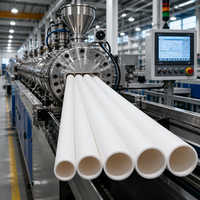 Tuyau électrique en PVC blanc de qualité industrielle pour le routage de câbles et les solutions de câblage d'infrastructure, norme DIN