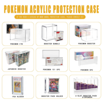 Vitrine de présentation moderne en acrylique pour cartes Pokémon ETB 5/8mm, protection UV pour collection de boîtes Elite Trainer TCG
