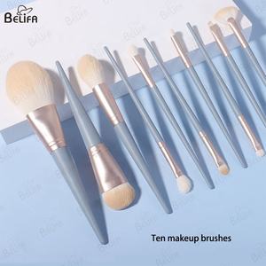 El nuevo listado Biomimetic Fiber Wool Resin Brush Handle 10 Makeup Brush Set-<span class=keywords><strong>Comprar</strong></span> 10 Makeup Brush Set - Product Image 1