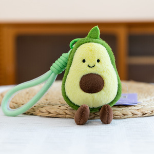 Jouets en peluche doux en forme de fruits et légumes, pendentifs unisexes en coton, jouets en peluche super doux, breloques de sac tendance pour jeunes - Product Image 2
