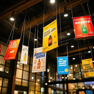Custom Printed Hanging Banner Fabric Wall Scroll Banners-Digital/UV Printing Waterproof/Weather Resistant Custom Promotional