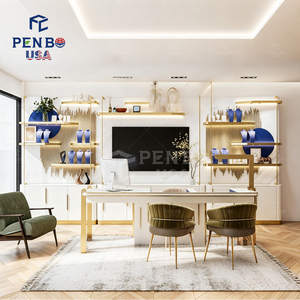 Installation locale aux États-Unis, design d'intérieur de bijouterie de luxe, conception sur mesure tout-en-un, vitrine de présentation de bijoux, studio d'agencement - Product Image 4