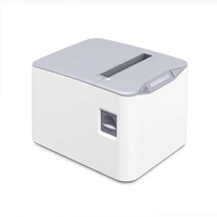 Imprimante thermique 80 mm avec coupeur, vitesse d'impression 220 mm/s, largeur 72 mm, USB + LAN, papier thermique 200 DPI pour la vente au détail, les restaurants, les supermarchés