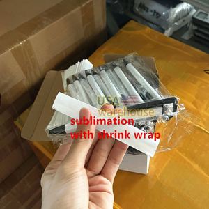 Pen Blank Us Warehouse Ballpoint With Shrink <b>Wrap</b> Sublimations Ink Pens for Sublimation - Product Image 1