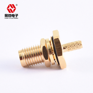 Không thấm nước mạ Vàng Hex = 11 uốn rg316/174 <span class=keywords><strong>RF</strong></span> ứng dụng cho cho <span class=keywords><strong>SMA</strong></span> nữ vách ngăn kết nối 11.7mm Chiều dài chủ đề 50ohm - Product Image 5