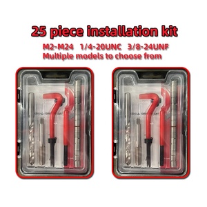 Ensemble d'outils de réparation portables à 25 fils Autres outils pour kit de réparation d'inserts filetés de <span class=keywords><strong>voiture</strong></span> Durable Anti-corrosion et résistant à la rouille - Product Image 2