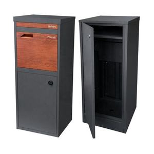 Metallo esterno in piedi cassetta postale giardino tipo cassetta delle lettere per la consegna della posta per il portico di Villa/casa o scatola dei <span class=keywords><strong>pacchi</strong></span> - Product Image 3