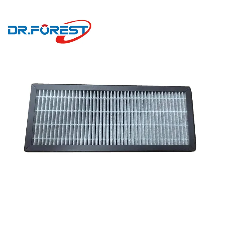 Universal Purifier Media Pleated High Efficiency Cartridge Activated Carbon F5 To H14 Hepa Air Filter