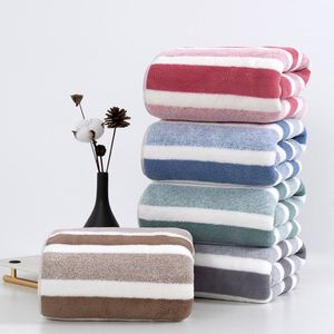 Ensemble de serviettes en microfibre couleur unie, doux, à séchage rapide, en polaire corail, léger, absorbant, pour usage domestique, vente en gros - Product Image 2