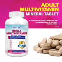 Comprimés multivitaminés et multiminéraux D3 B12 Zinc Sélénium pour l'immunité et l'énergie, bien-être familial quotidien, flacon de 100 comprimés
