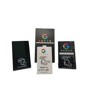Werksbewertungskarten Google Bewertung PVC Sozial RFID-Visitenkarten