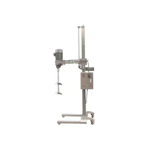 Hydraulische Lifting Ijs Homogenisator Hoge Shear Dispergeer Mixer Staal Materiaal Vacuüm Vermogen Cosmetica Shampoo Productie