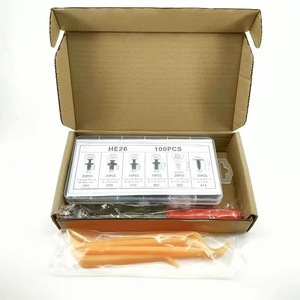 HE26 100Pcs Universal Automotive Nylon <b>Clips</b> Set With Tools For Car Repair - Product Image 3