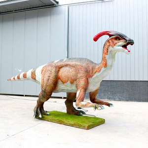 Dinosaure animatronique Parasaurolophus de la période jurassique, réaliste en métal, pour les parcs à thème, les centres commerciaux et les aéroports - Product Image 1