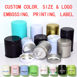 Barattoli in Metallo Personalizzati 30-50g per Tè Verde, Caffè, Proteine in Polvere, Cibo per Animali, con Chiusura Ermetica e Apertura Facilitata - Product Image 5