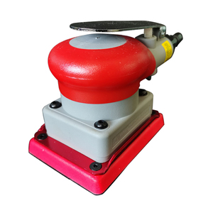 ATPRO-<span class=keywords><strong>Machine</strong></span> de ponçage pneumatique carrée de 75/100mm, tampon de papier de verre, coussin rouge pour voiture - Product Image 1