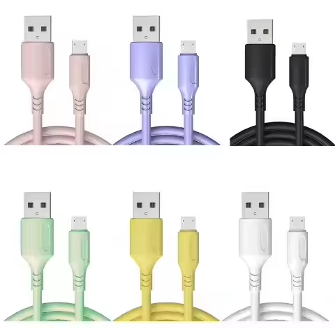 Cable micro USB, colores surtidos.