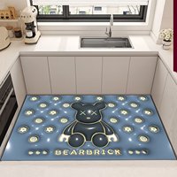 Tapis de cuisine antidérapant de style moderne luxueux, confortable et résistant à l'huile