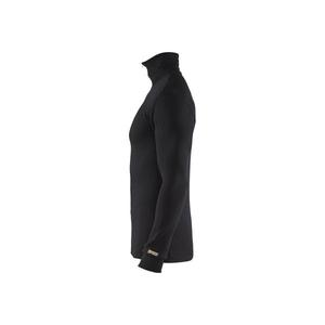BLAKLADER - 489117059900XS Sous-vêtement WARM 50% merino avec zip Noir-EAN 7330509476536 SOUS-VÊTEMENTS THERMIQUES - Product Image 5