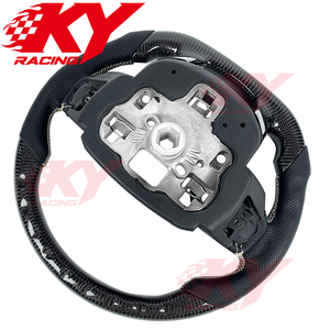 พวงมาลัยรถยนต์แบบสปอร์ตคาร์บอนไฟเบอร์สั่งทำพิเศษสำหรับ Land Rover Sport Range SVR L494 L405 Evoque ปี 2014-2022 - Product Image 3