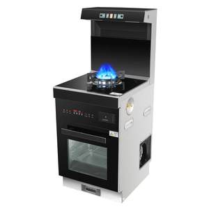 Cuisinière encastrable M1-L201B avec plaque de cuisson à gaz, four vapeur et hotte, verre trempé, allumage électronique, niveau 2 - Product Image 5