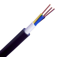 Câble d'alimentation Kabel Nyy 4 X 16 Mm2 Conducteur en cuivre PVC 0.6/1kV