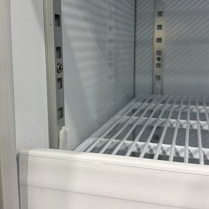 <span class=keywords><strong>Réfrigérateur</strong></span> commercial avec cadre en alliage d'aluminium rose doré, vitrine réfrigérée verticale - Product Image 5