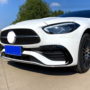 Para Mercedes-Benz Clase C W206 C200 C260 C300 AMG 2022+ Kit de carrocería con alerón delantero, cubierta de faro antiniebla y divisor de aire - Product Image 6