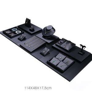 Jinsky high end หรูหรา mCustom ต่างหูสร้อยคอแหวนเครื่องประดับออแกไนเซอร์กลับยืนแสดงเครื่องประดับผู้ถือเครื่องประดับสำหรับร้านค้า - Product Image 3