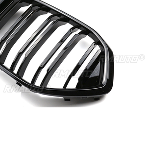 กระจังหน้ารถยนต์สำหรับ BMW X6 G06 2020+ รุ่น Racing Sport สีดำเงาแบบสองแถบ  อะไหล่เปลี่ยนกระจังหน้าหม้อน้ำ - Product Image 5