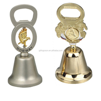 Cloche de table miniature multifonction en métal anti-bronze, artisanat panaméen, souvenirs Bells