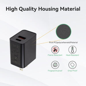 휴대폰 충전기 18W <span class=keywords><strong>20W</strong></span> PD QC3.0 고속 충전기 USB 타입-C 포트 18w 5v 9v 12v 1A 1.5A 2A 2.5A 휴대폰 충전기 - Product Image 5